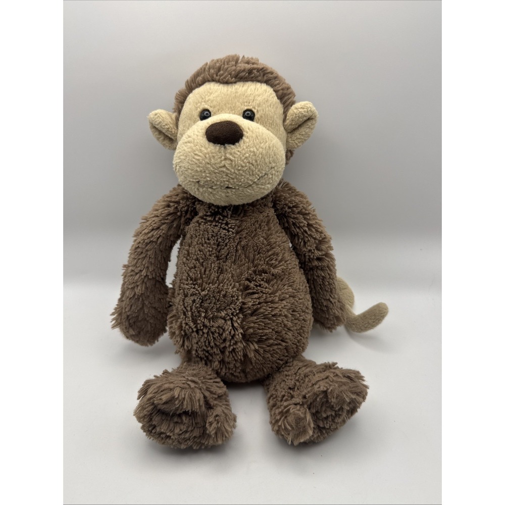 Rare Gap Exclusive Jellycat Bashful Monkey Plush Medium Soft Stuffed Retired 12"